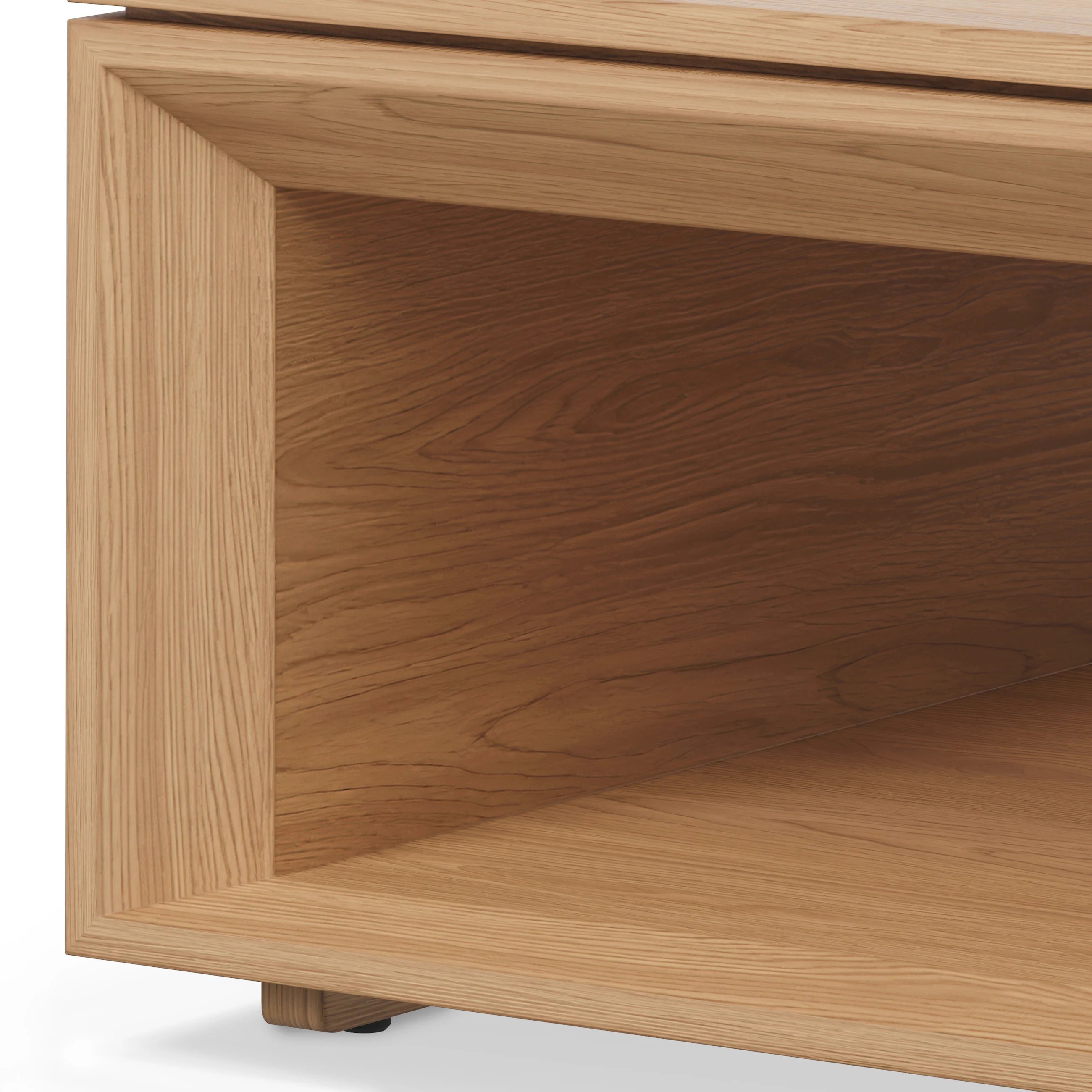 Suri 44" Square Coffee Table - White Oak - Image 6