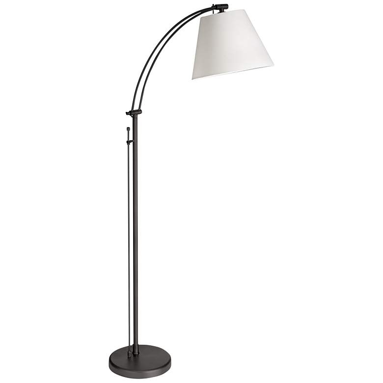 Felix Matte Black Metal Adjustable Task Floor Lamp - Image 1