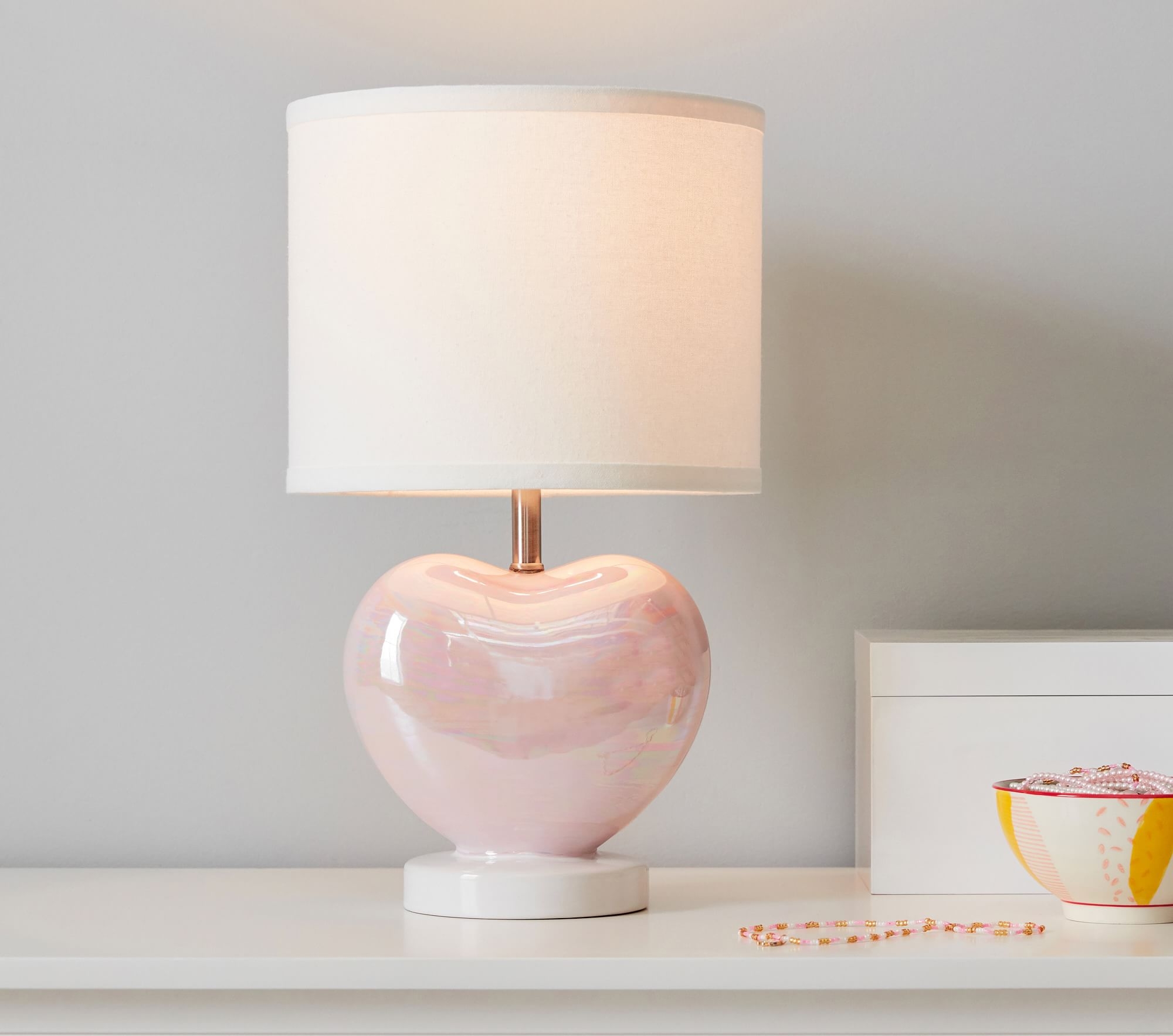 Iridescent Heart Table Lamp - Image 0