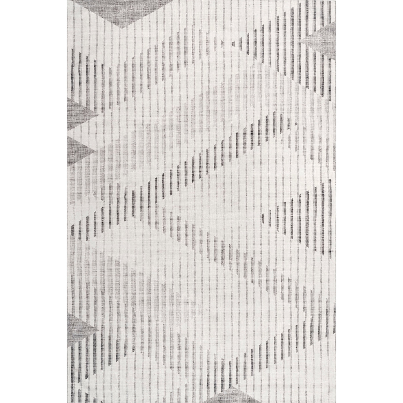 Modern Striped Washable Area Rug, 8'x10' - Image 0