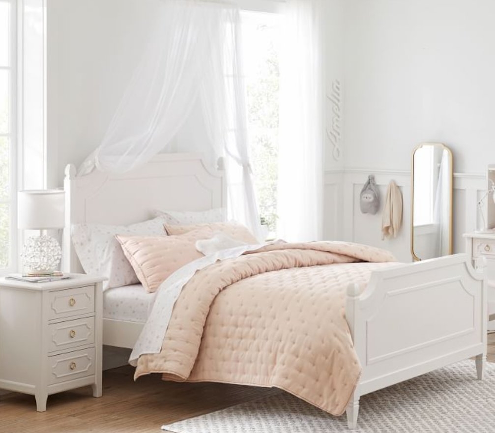 Ava Regency Queen Bed, Simply White - Image 3