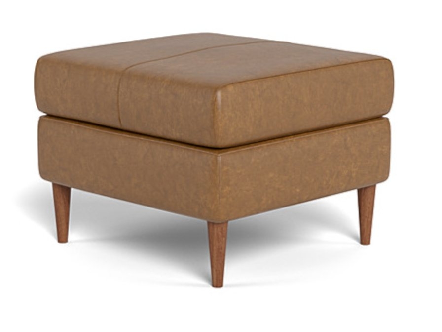 Asher Leather Ottoman  - Image 4