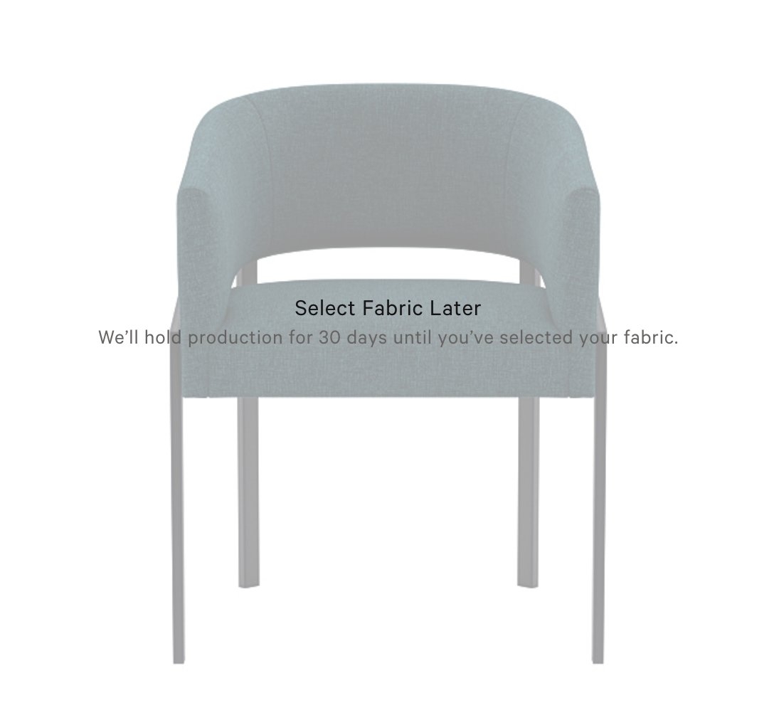 Mina Metal Framed Upholstered Chair - Image 0