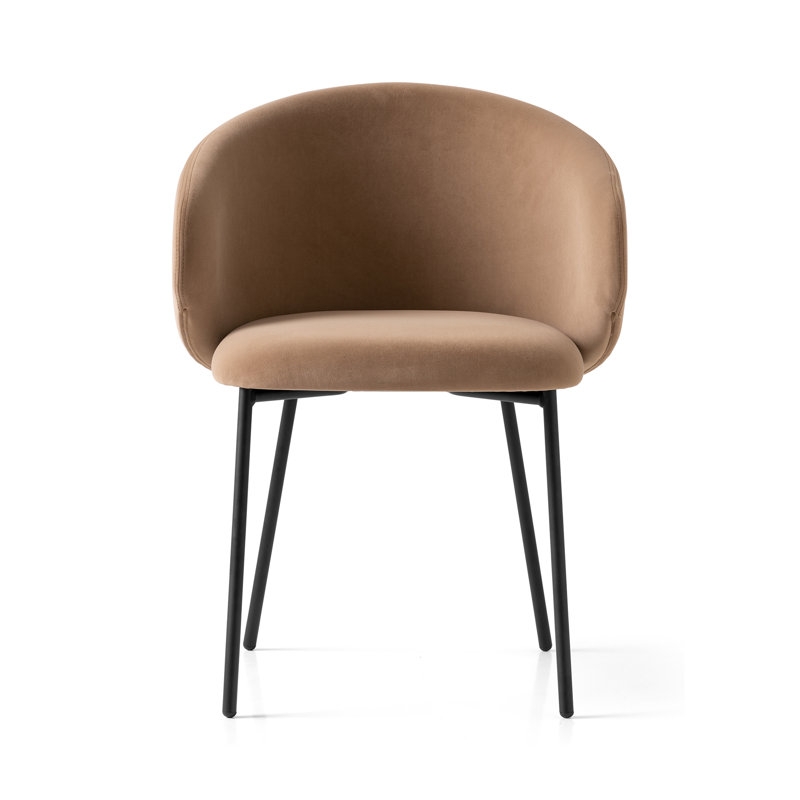 Connubia Tuka Upholstered Armchair with Metal Frame - Image 3