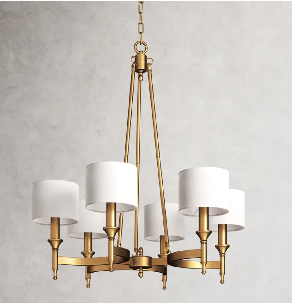 Allston 6 - Light Shaded Classic / Traditional Chandelier - Image 0