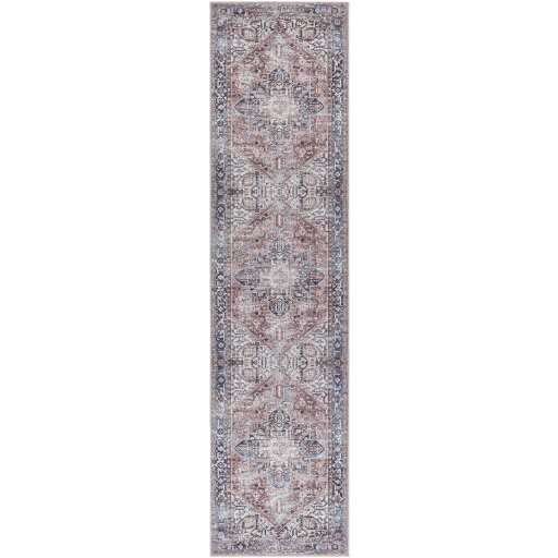 Colin Beige Indoor 2'7" x 10' Machine Woven Rug - Image 0
