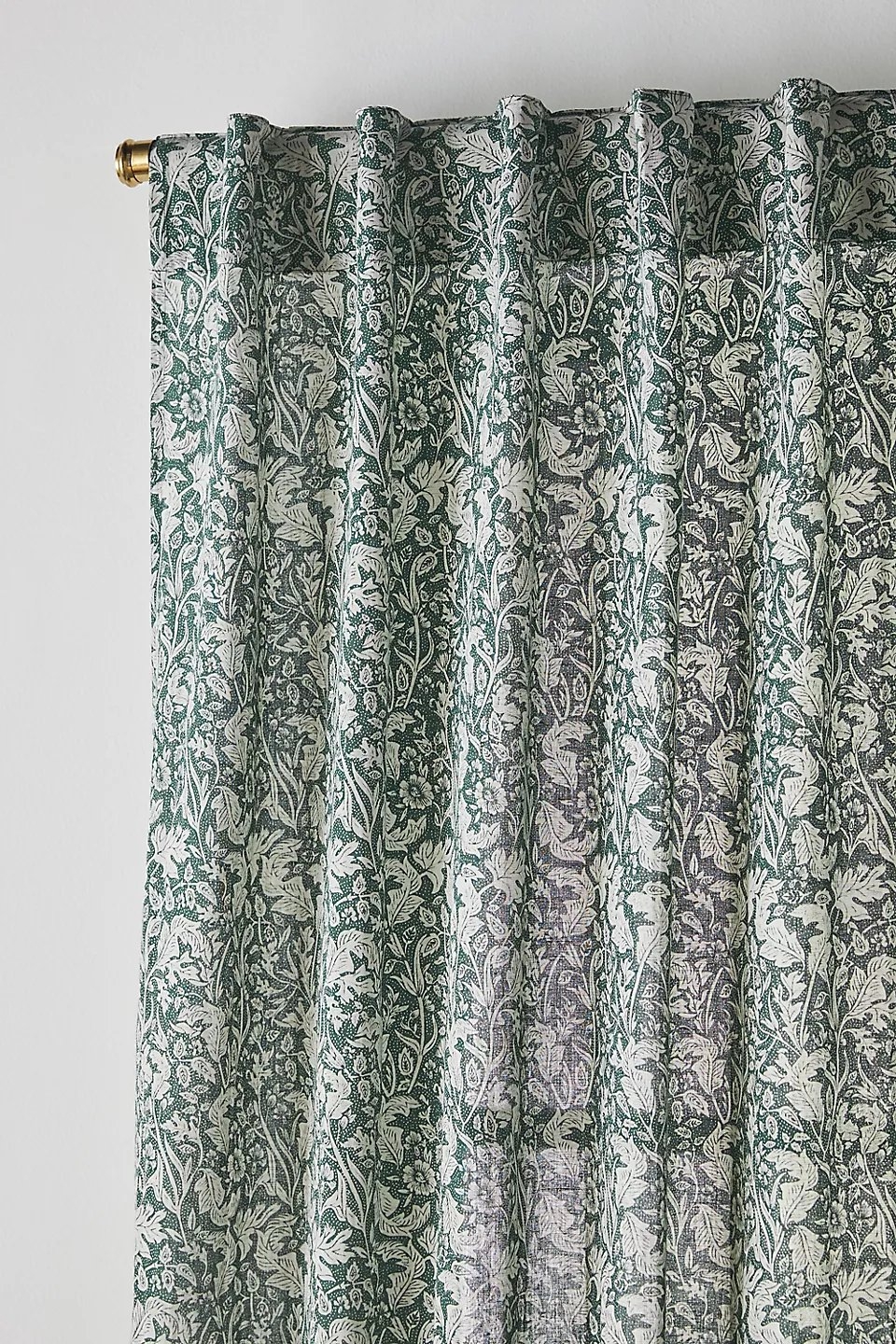 Hyacinth Semi-Sheer Printed Curtain - Image 2