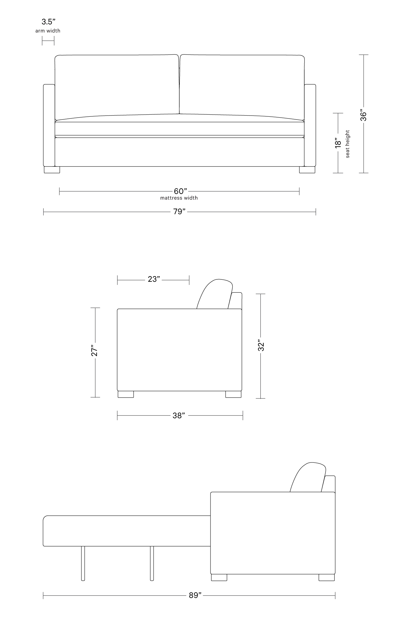 Scarlett Sleeper Sofa - Image 5