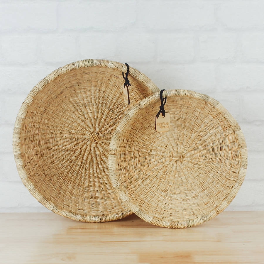 Bolga Tray Basket | Natural | Large - Image 1