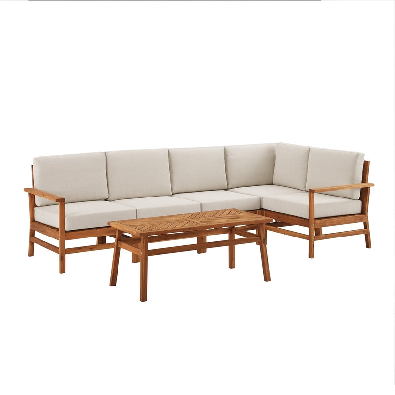 Vincent 6 Piece Corner Sectional - Brown - Image 2