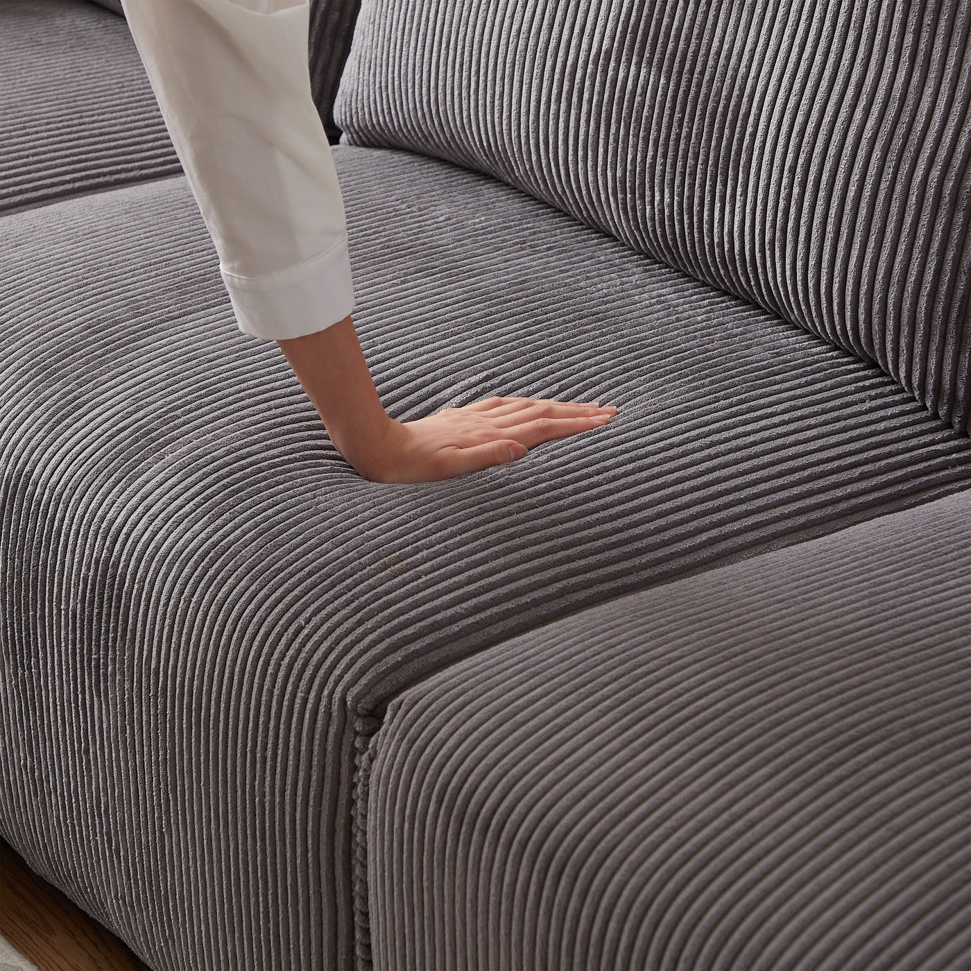 Contour & Co. | Minimalist Modular Cloud Couch with Chaise - Image 3