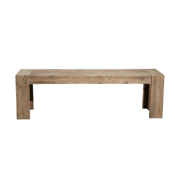 Vancamp Seashore Dining Bench, Antique Natural - Image 0