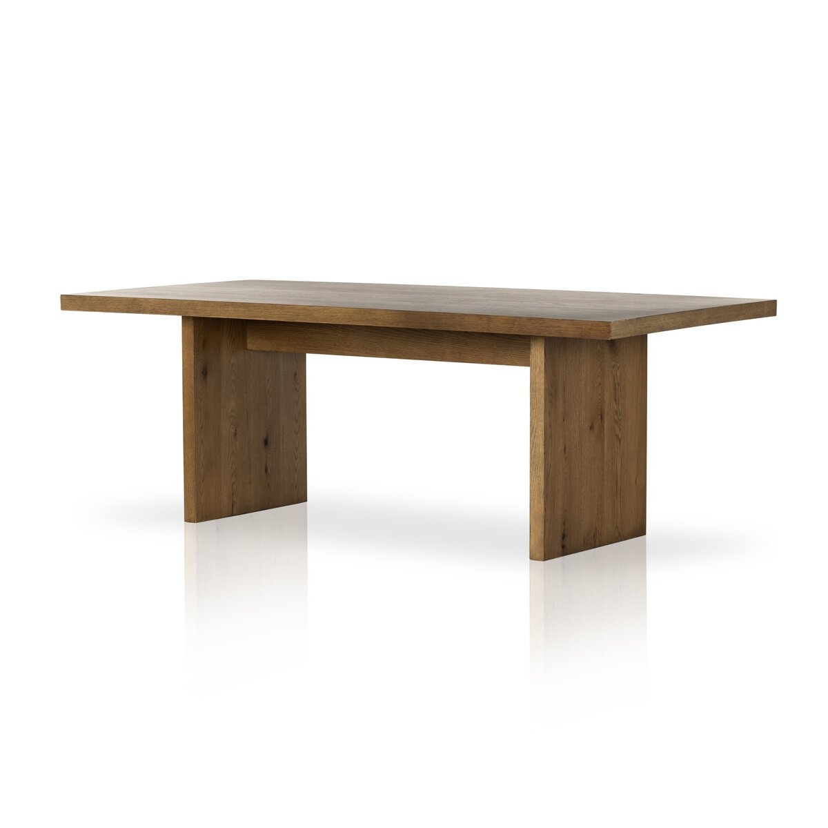 Eaton Dining Table-Amber Oak Resin - Image 0