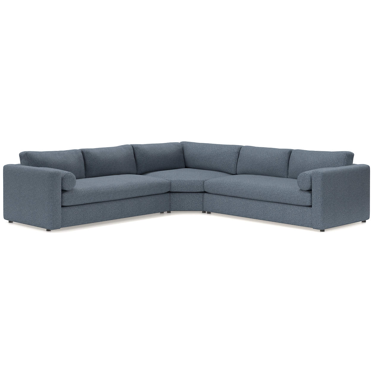 Aris 3-Piece L-Shaped Wedge Bench Sectional Sofa - Image 0