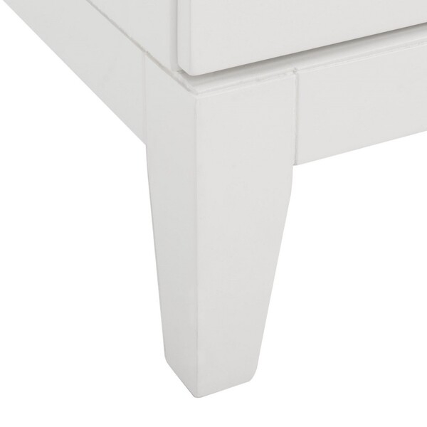 Luiza 2 Drawer Nightstand - White / Gold - Safavieh - Image 5