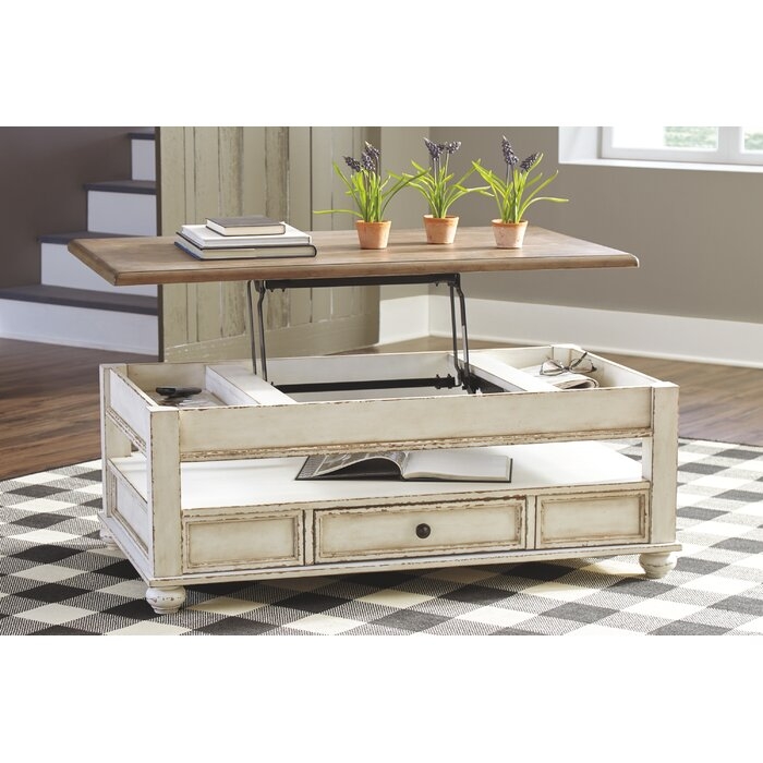 Mcglone Lift Top Coffee Table with Storage - Image 2