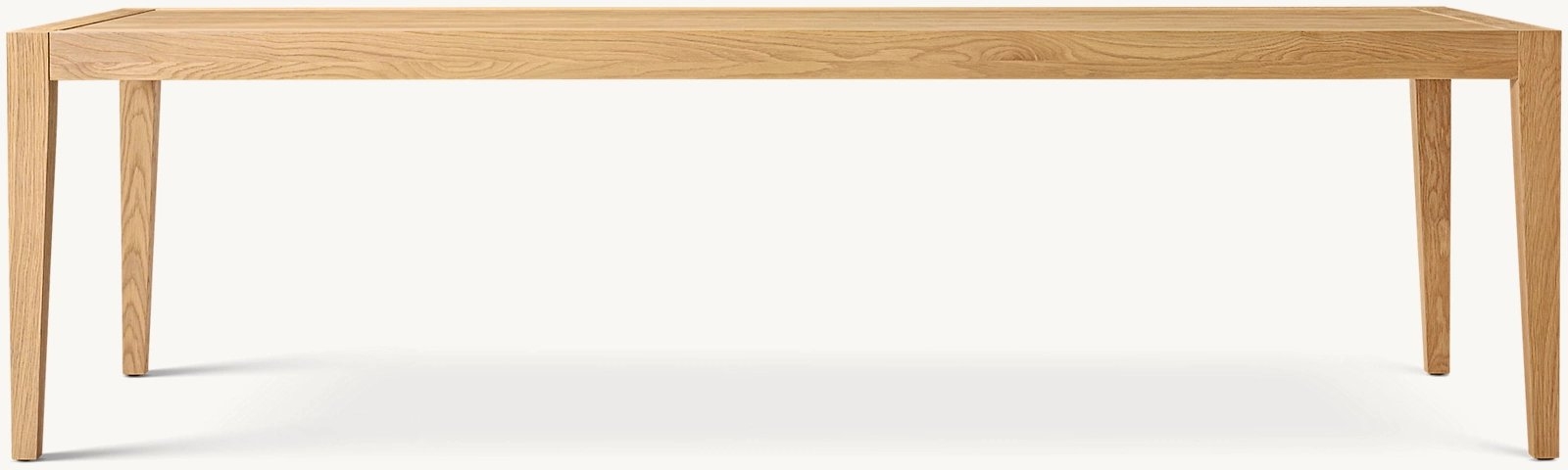 FRENCH CONTEMPORARY RECTANGULAR EXTENSION DINING TABLE - Image 0