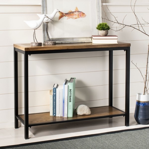 Dennis Console - Oak - Safavieh - Image 4