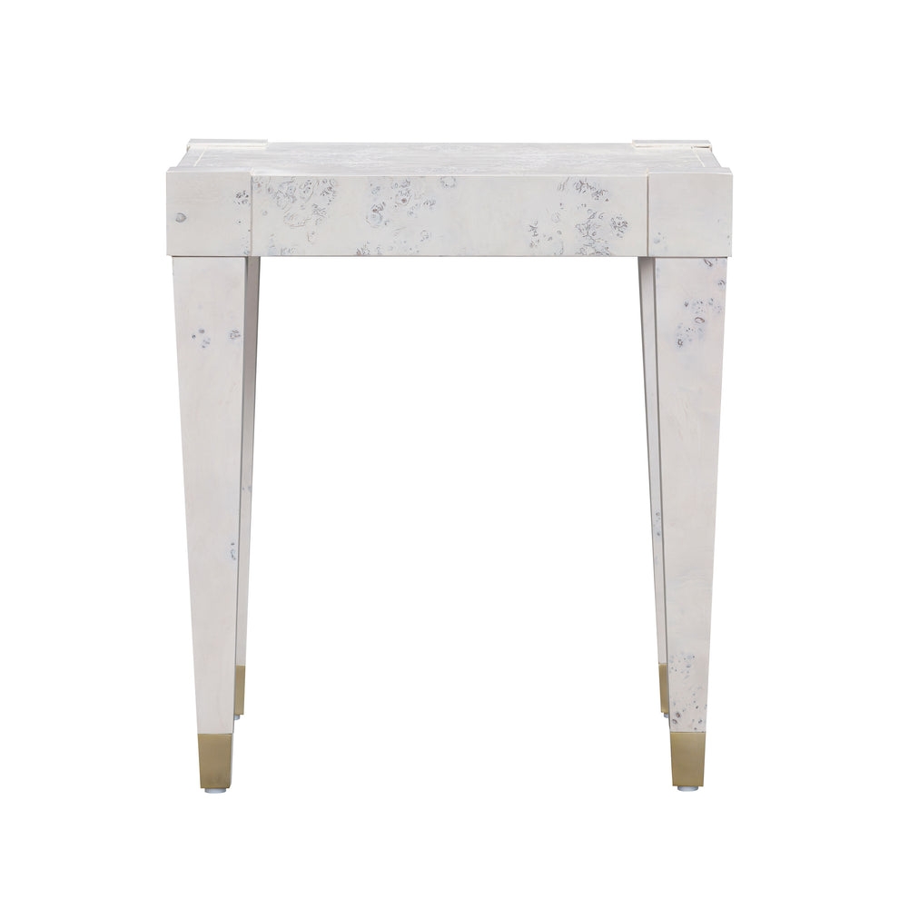 Brandyss White Burl End Table - Image 0