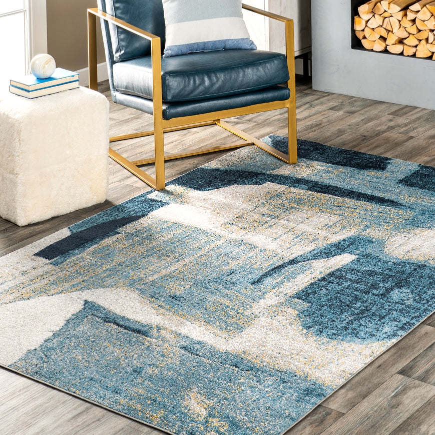 Sherri Abstract Machine Washable Area Rug - Image 3