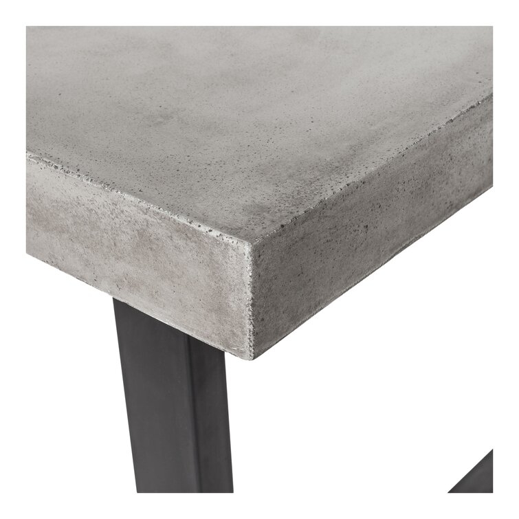 Clement Concrete Outdoor Dining Table - Image 2