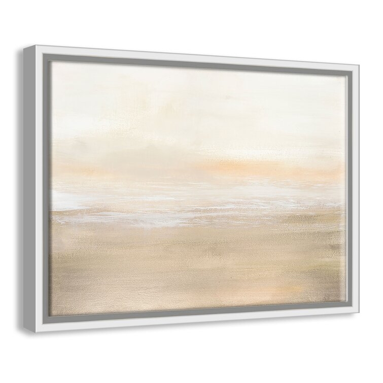 Morning Calm - Floater Frame Painting Print on Canvas - Image 1