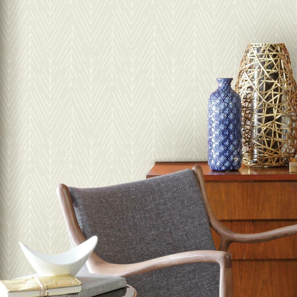Twig Hygge Herringbone Peel and Stick Wallpaper - Image 3