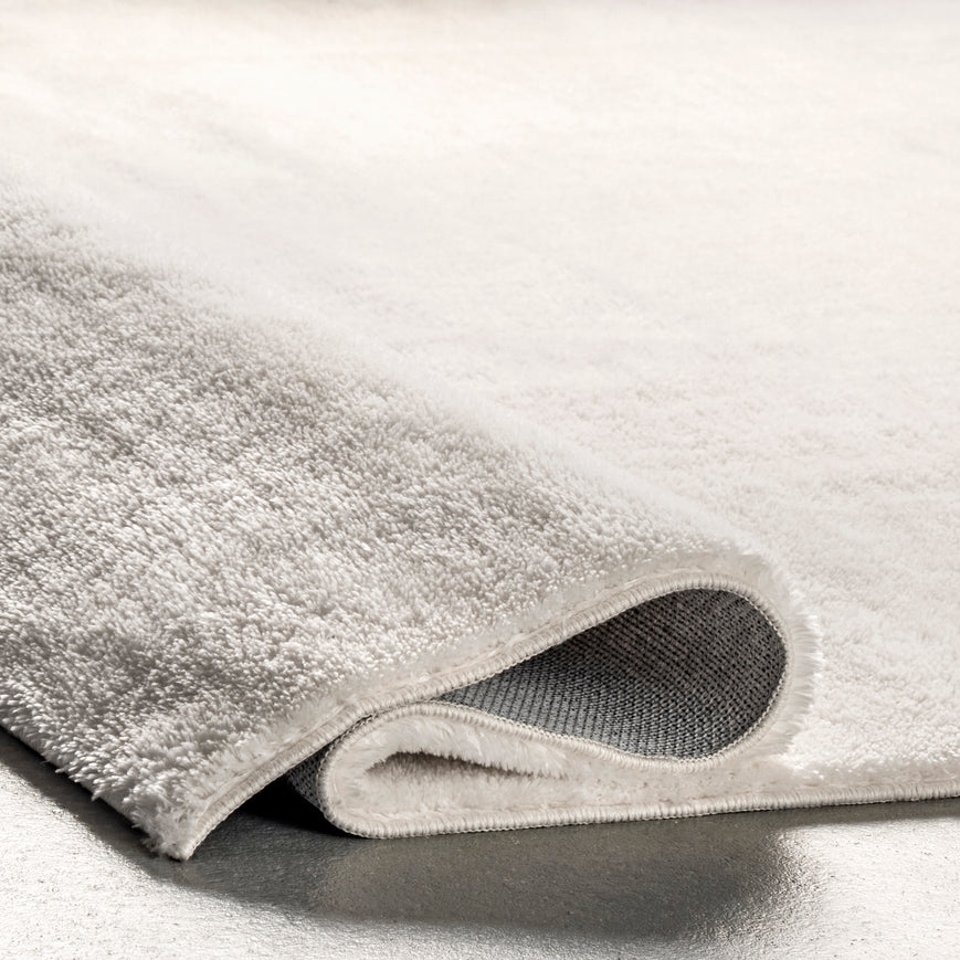 Loni Solid Machine Washable Shag Area Rug - Image 3