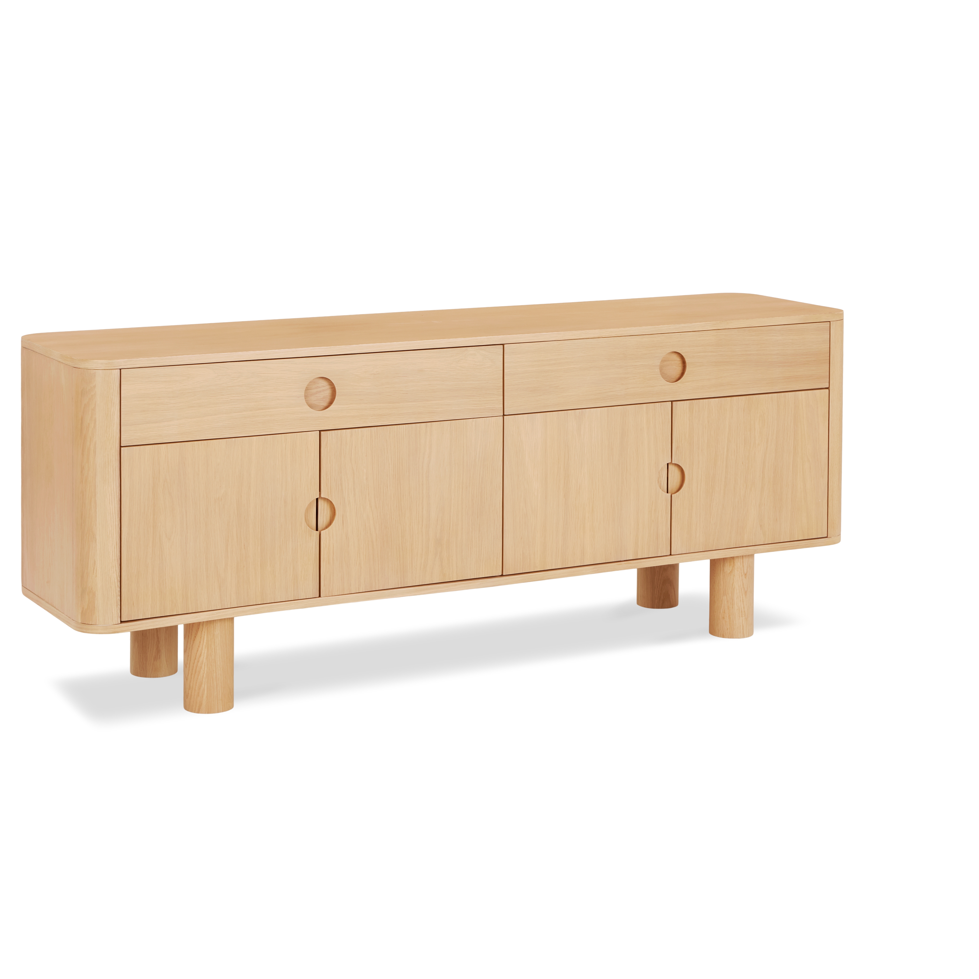 Adel 71" Sideboard - White Oak - Image 2