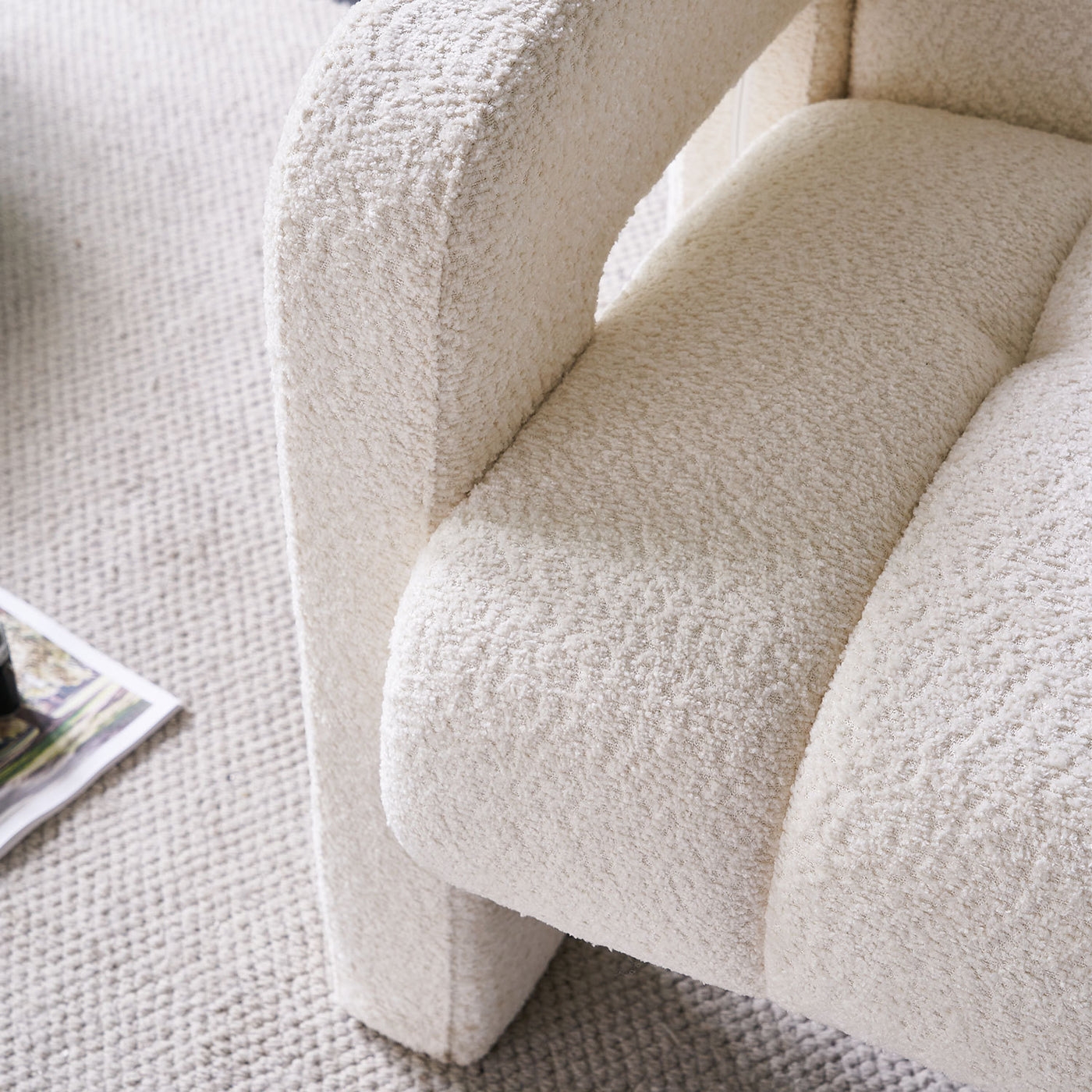 Contour & Co. | Boucle Cloud Accent Chair - Image 1