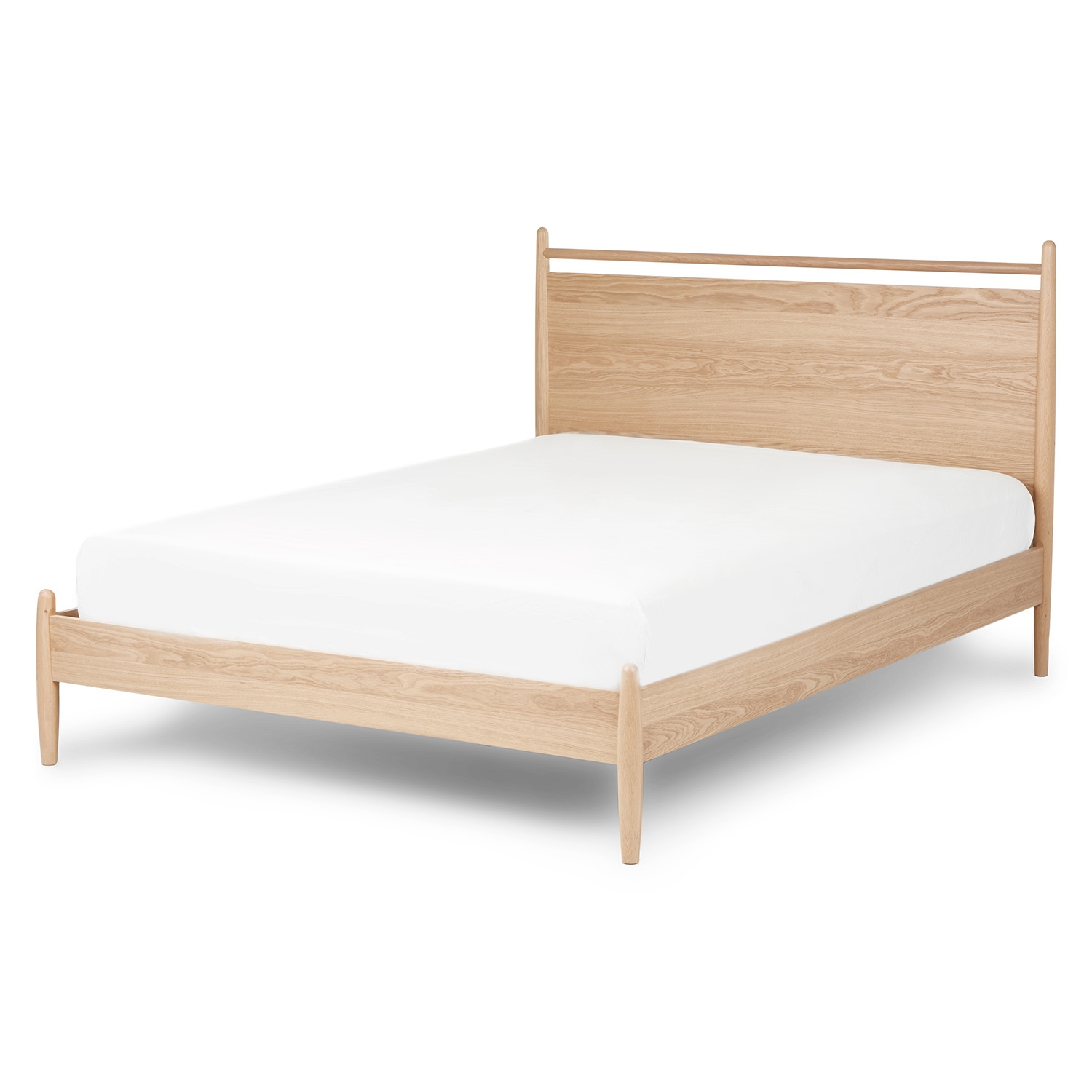 Lenia Queen Panel Bed - White Oak - Image 5