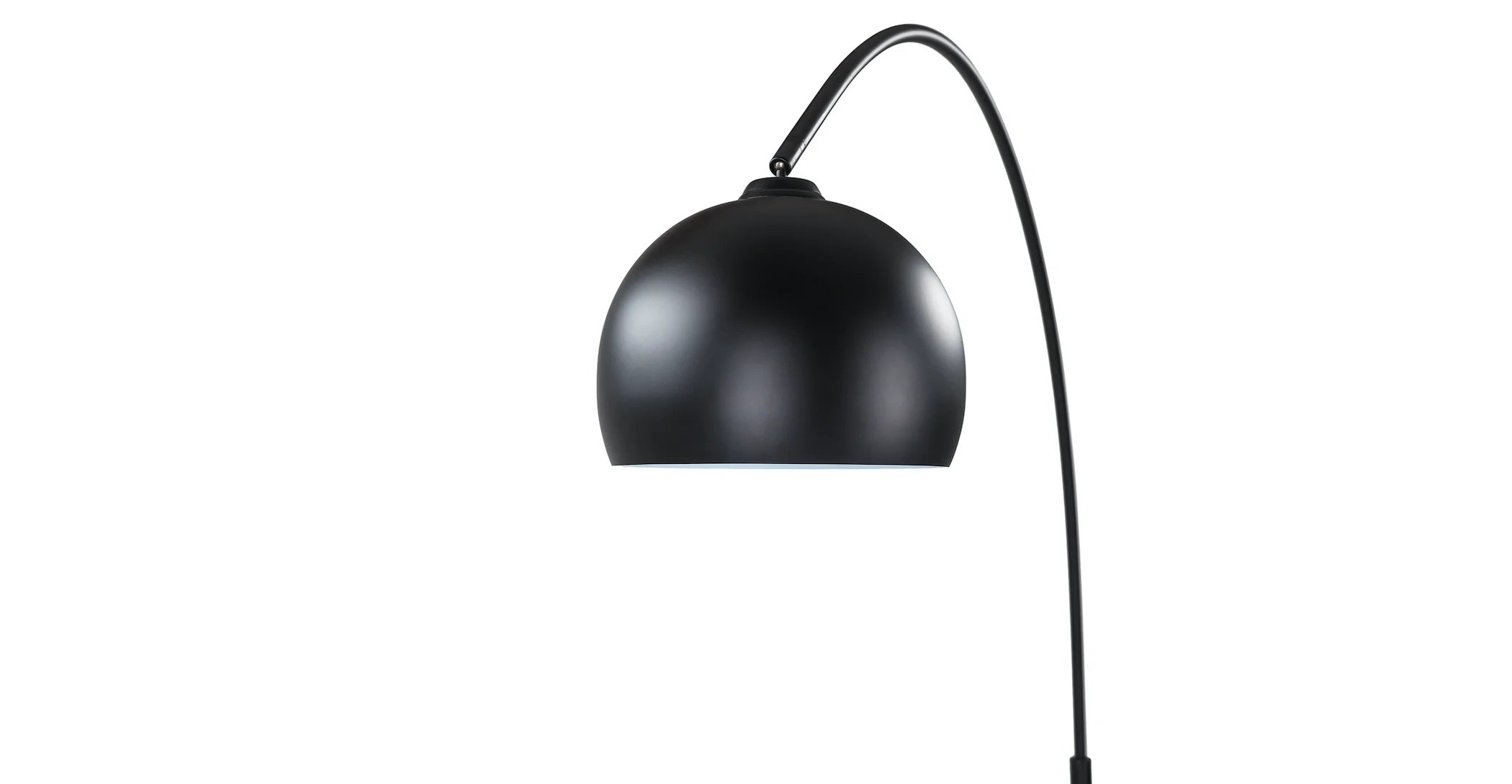 Crescent Black Floor Lamp - Image 2