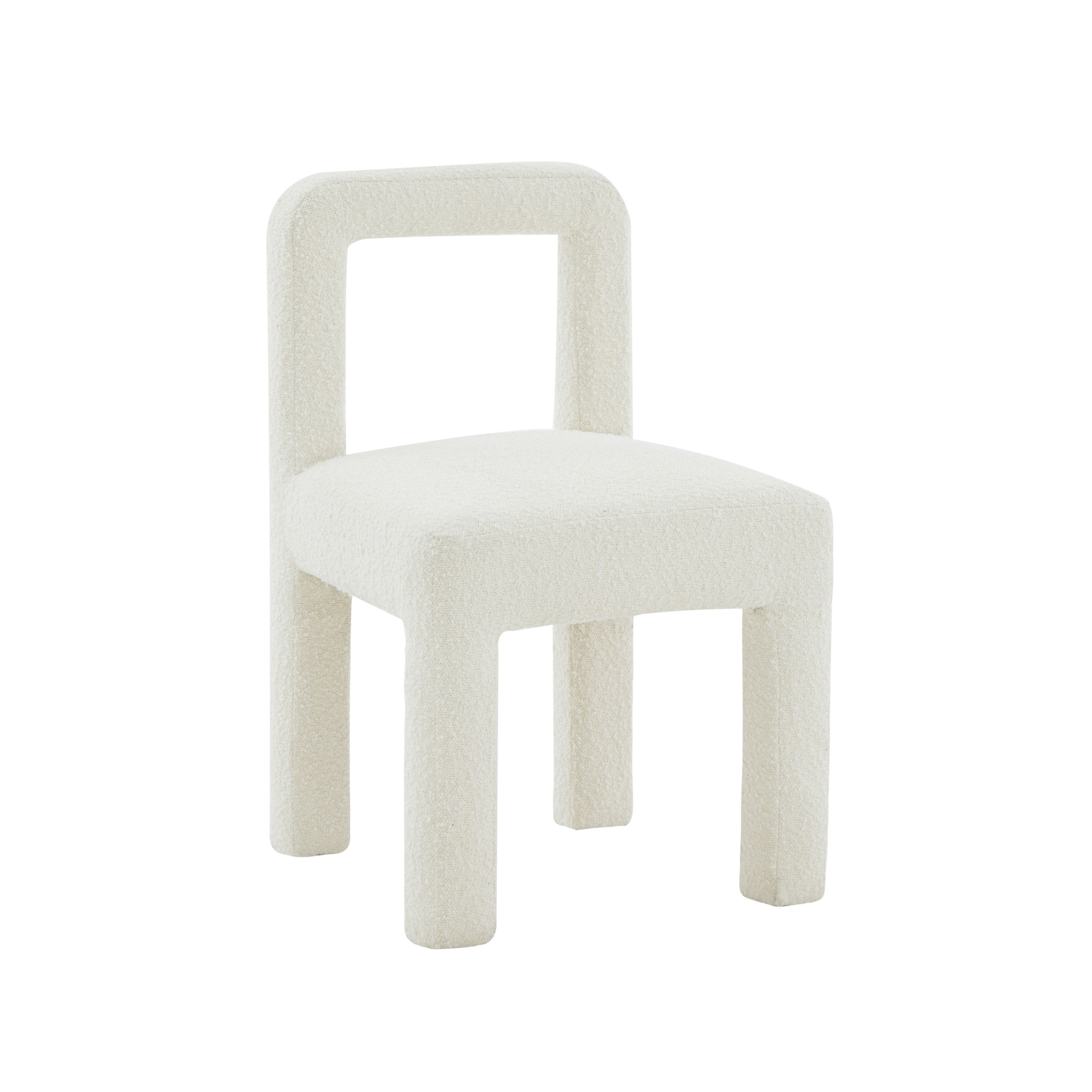 Hazel Cream Boucle Dining Chair - Image 0