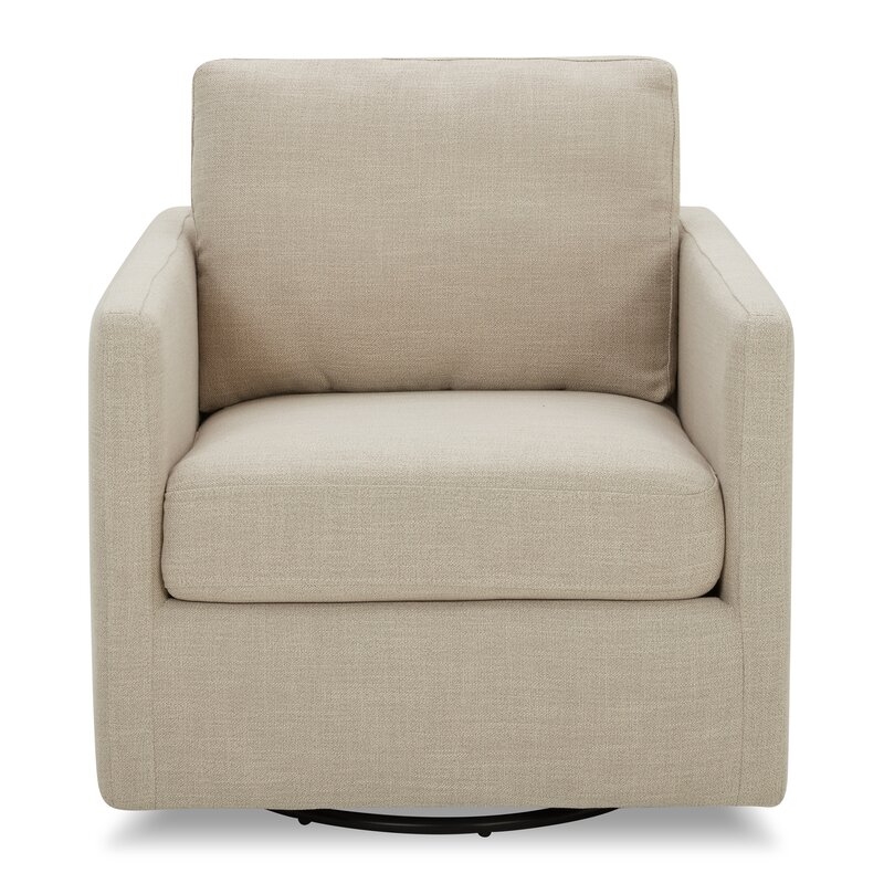 Jayaram Upholstered Swivel Armchair - Image 1