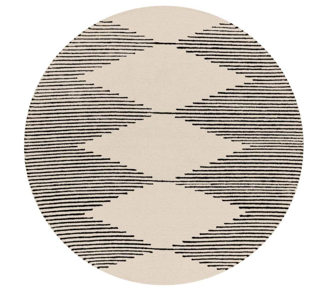 Granada Beige Indoor 8' x 8' Handmade Rug - Image 0