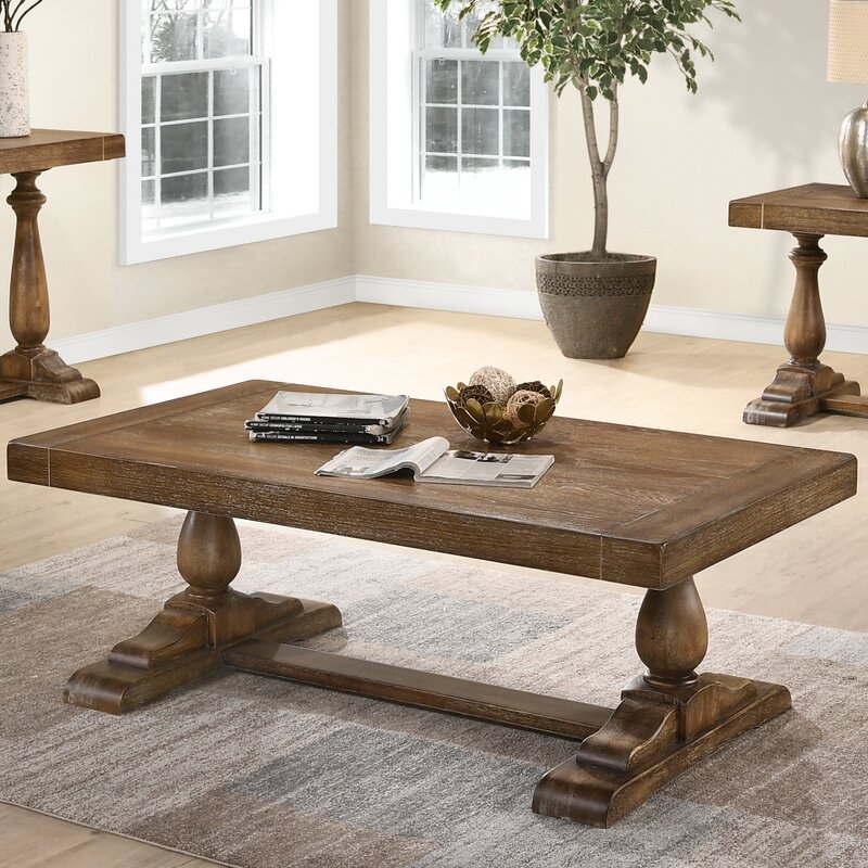 Wood Coffee Table - Image 1