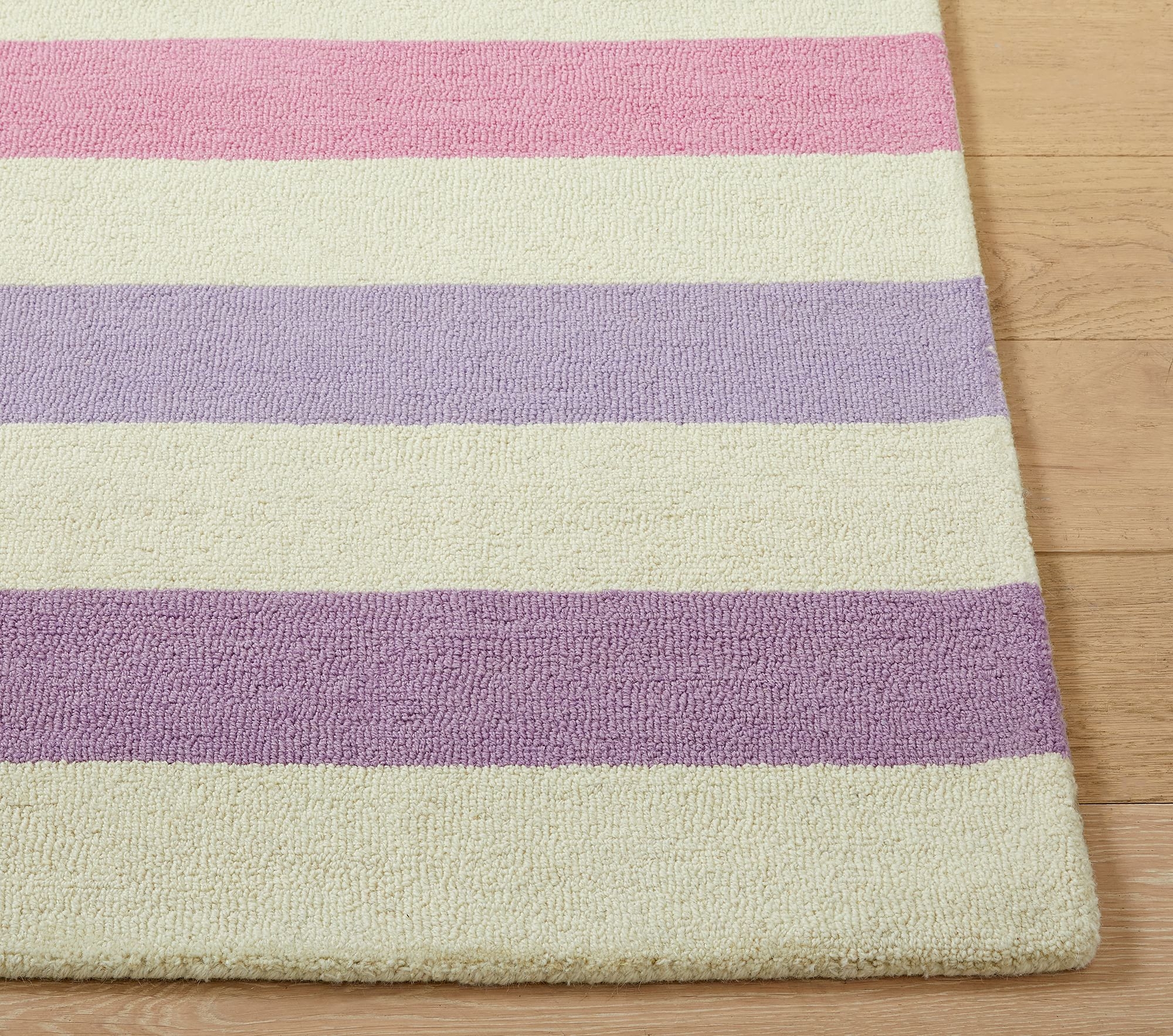 Kayla Rainbow Stripe Rug, 7x10', Pink Multi - Image 2