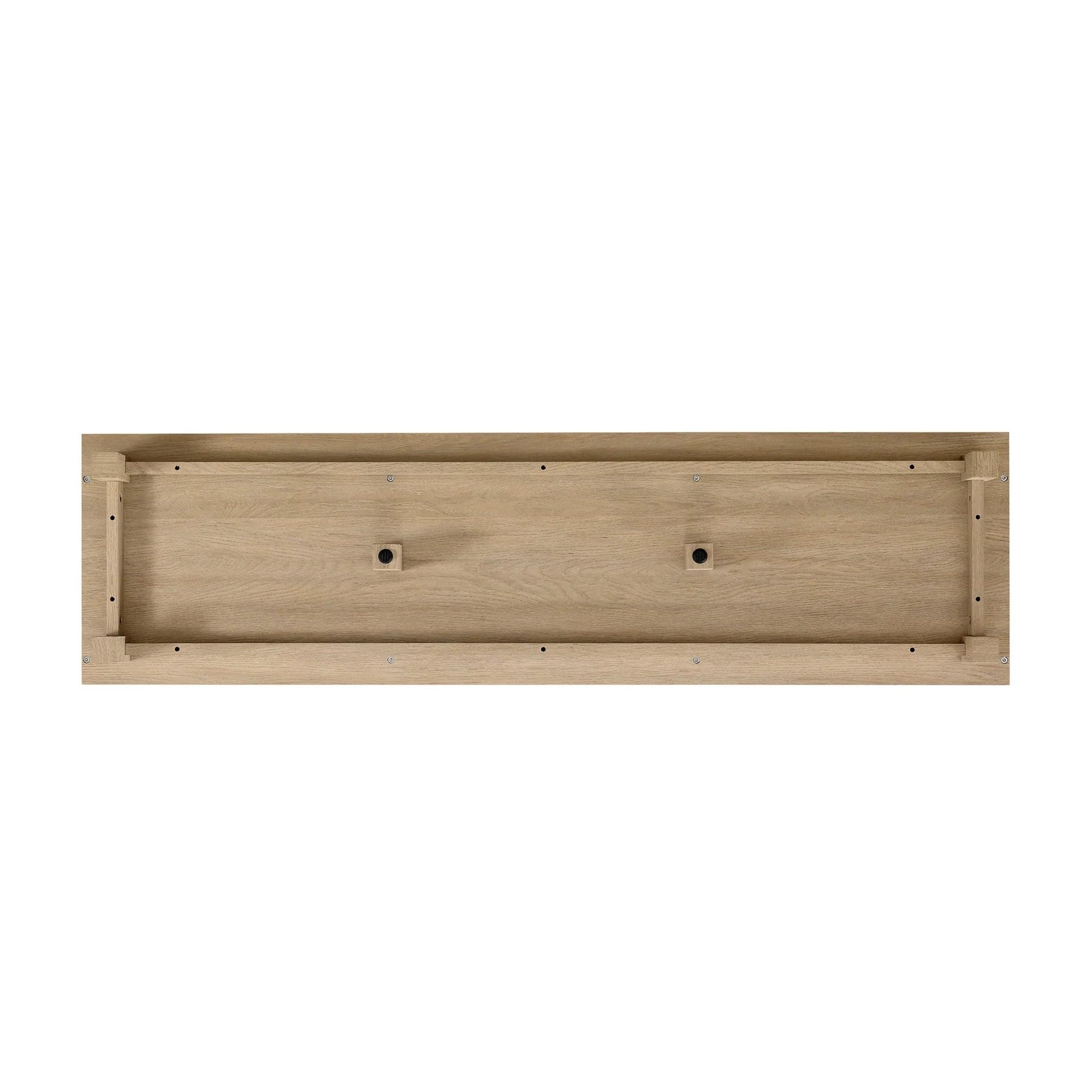Reema Arundo Scandinavian Reeded TV Stand- Coastal Oak - Image 5