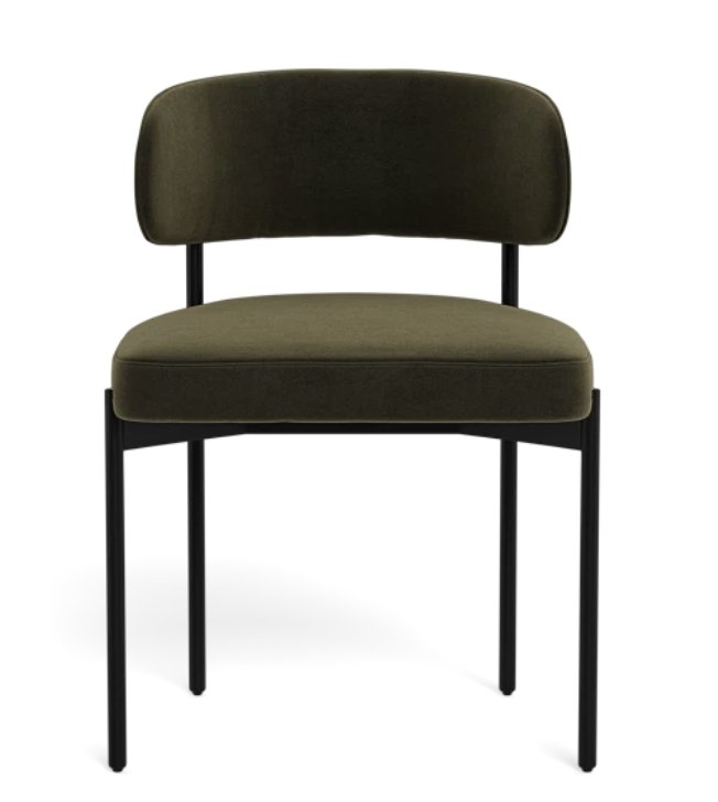 Hollis Metal Framed Upholstered Chair - Image 0