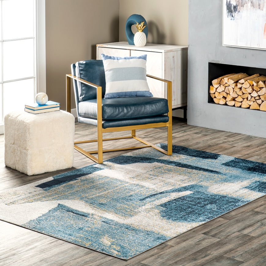 Sherri Abstract Machine Washable Area Rug - Image 1