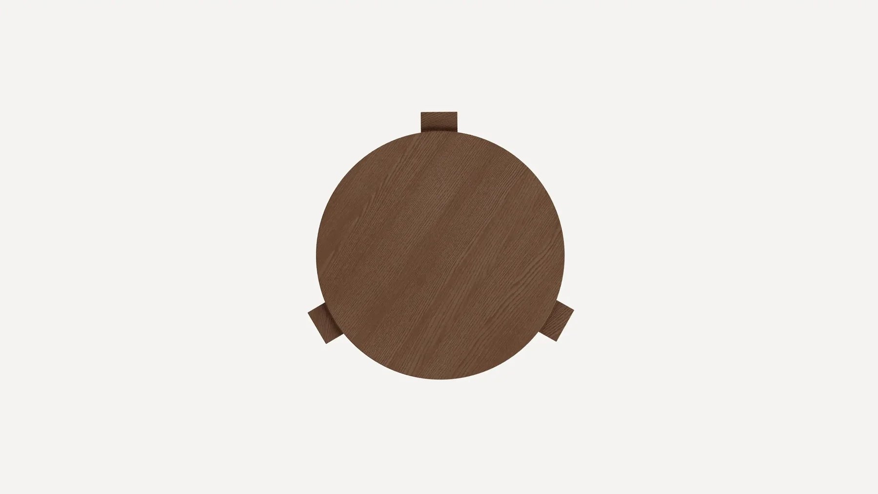 Index Stool - Walnut - Wood - Image 5