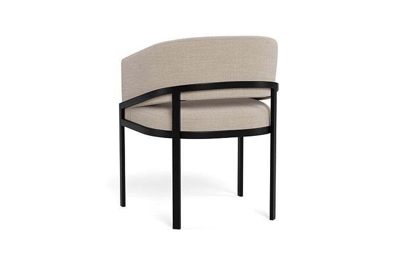 Mina Metal Framed Upholstered Chair - Image 3