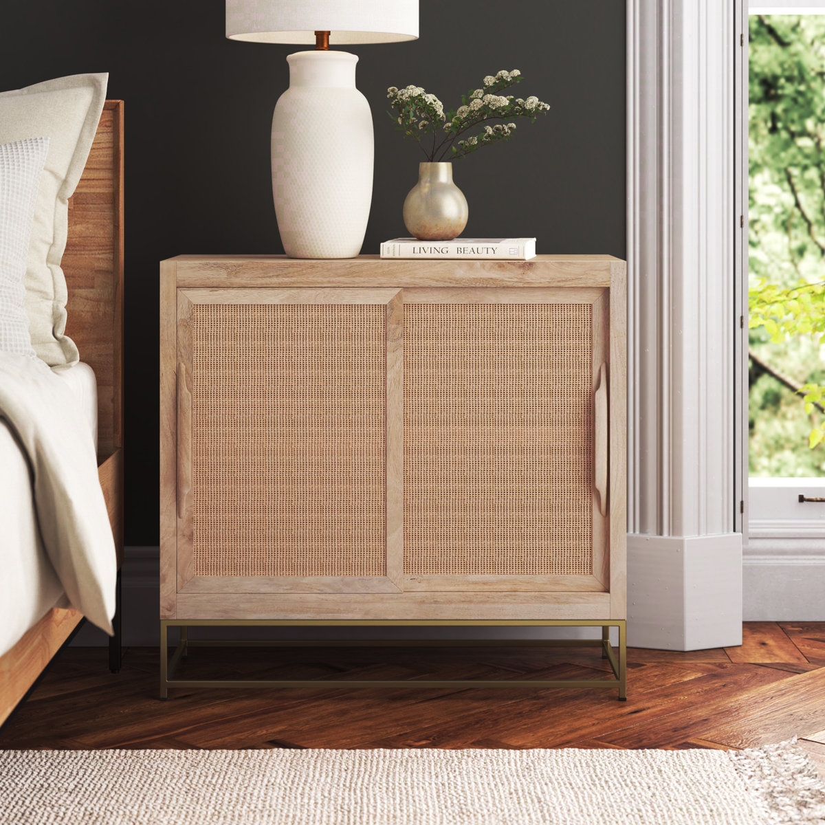 Leanne Cane 2-Drawer Storage Nightstand - Image 0