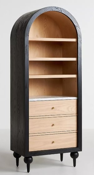 The Fern Marble Top Bookcase - Image 0