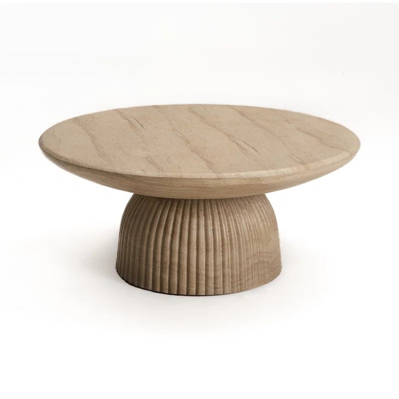 Tithi Pedestal Coffee Table - Image 0