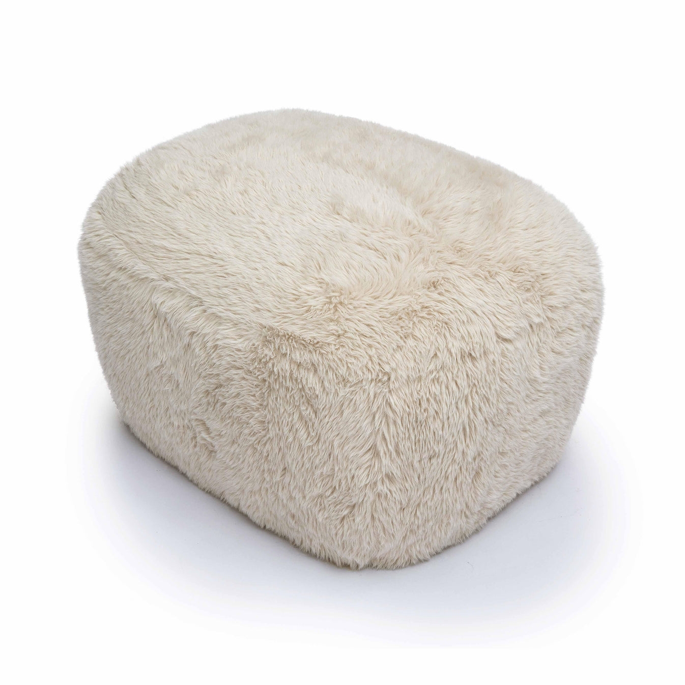 Britt Vegan Shearling Ottoman - Image 2