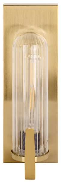 Nicola 4 Inch Wall Sconce - Brass - Image 1