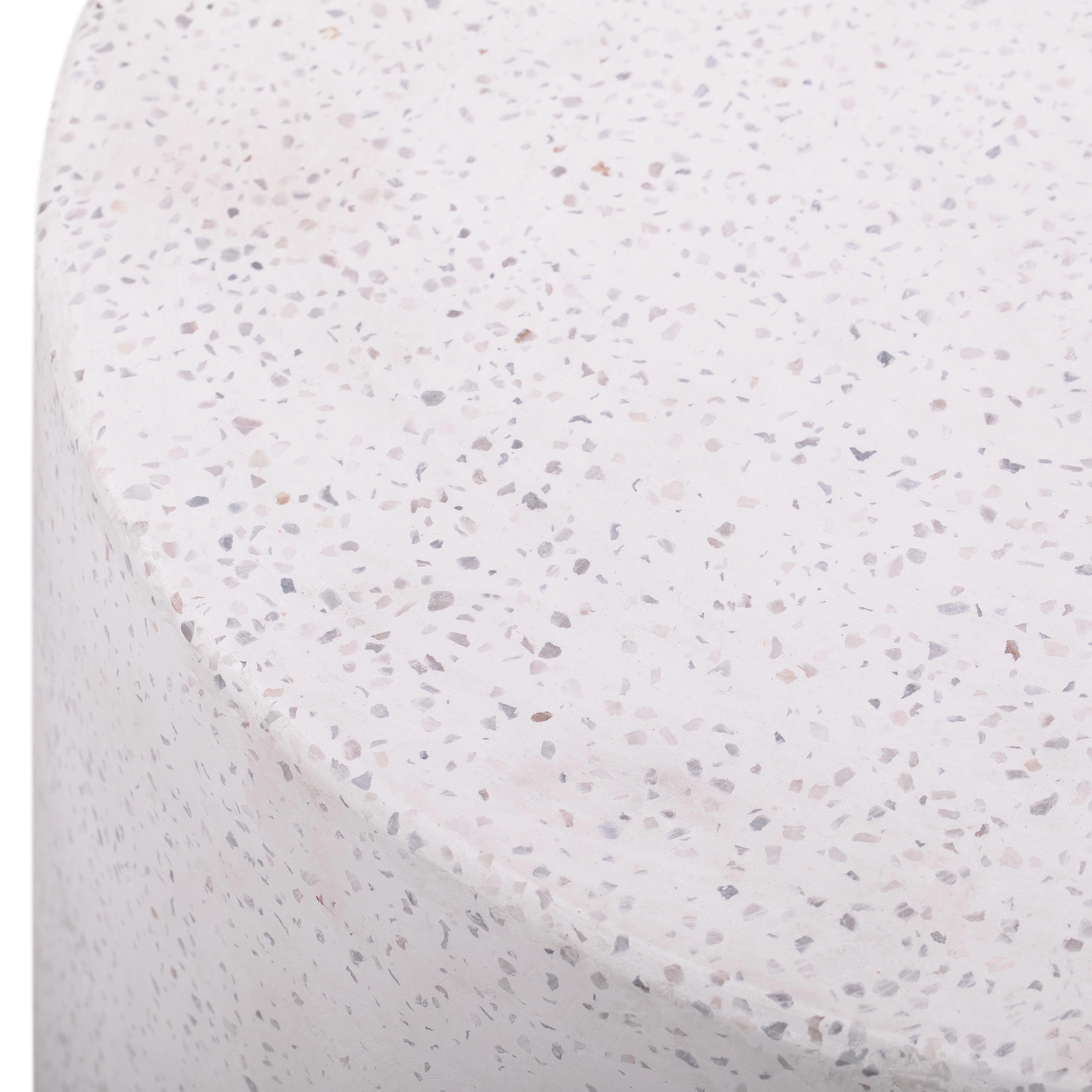Terrazzo Light Speckled Side Table - Image 3
