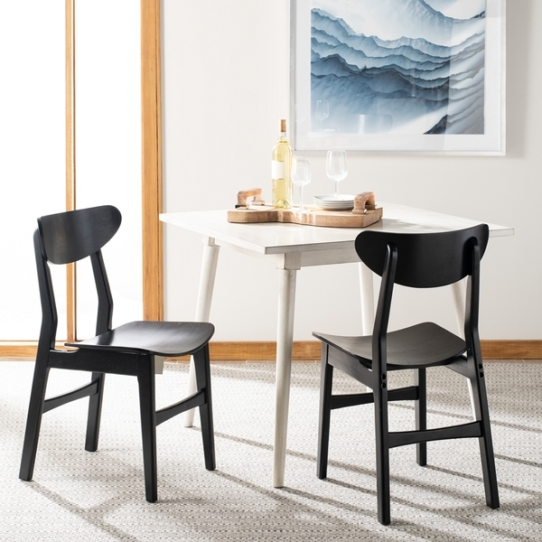 Lucca Retro Dining Chair - Black - Set of 2 - Image 11
