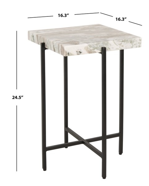 Tenzin Stone Top Accent Table - Image 5
